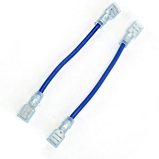 Custom Appliance UL1185 Wire Harness with Black Braided Sleeves and Silver Plated Wire