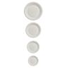 Buy cheap Disposable Biodegradable Sugarcane Rippled Plates For Party Paper Dessert Plates from wholesalers