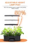Medium Plastic Intelligent Hydroponic Planter , Touch Screen Indoor Hydroponic