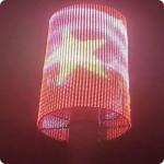 Transparent T12 Outdoor LED Mesh Screen DC12V Energy Saving Building Exterior