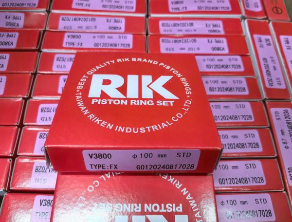 Buy cheap Universal Steel TAIWAN RIK V3800 Piston Rings With Heat Resistance And Pressure Resistance 1J500-21050 100MM from wholesalers