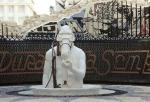 white marble sculpture for western customer