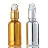 Buy cheap Durable Gold Glass Containers Travel Portable Small Gold Silver Dropper Bottles from wholesalers