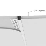 Ceiling Linear Light Led Aluminium Profile CNC Extrusion For Furniture
