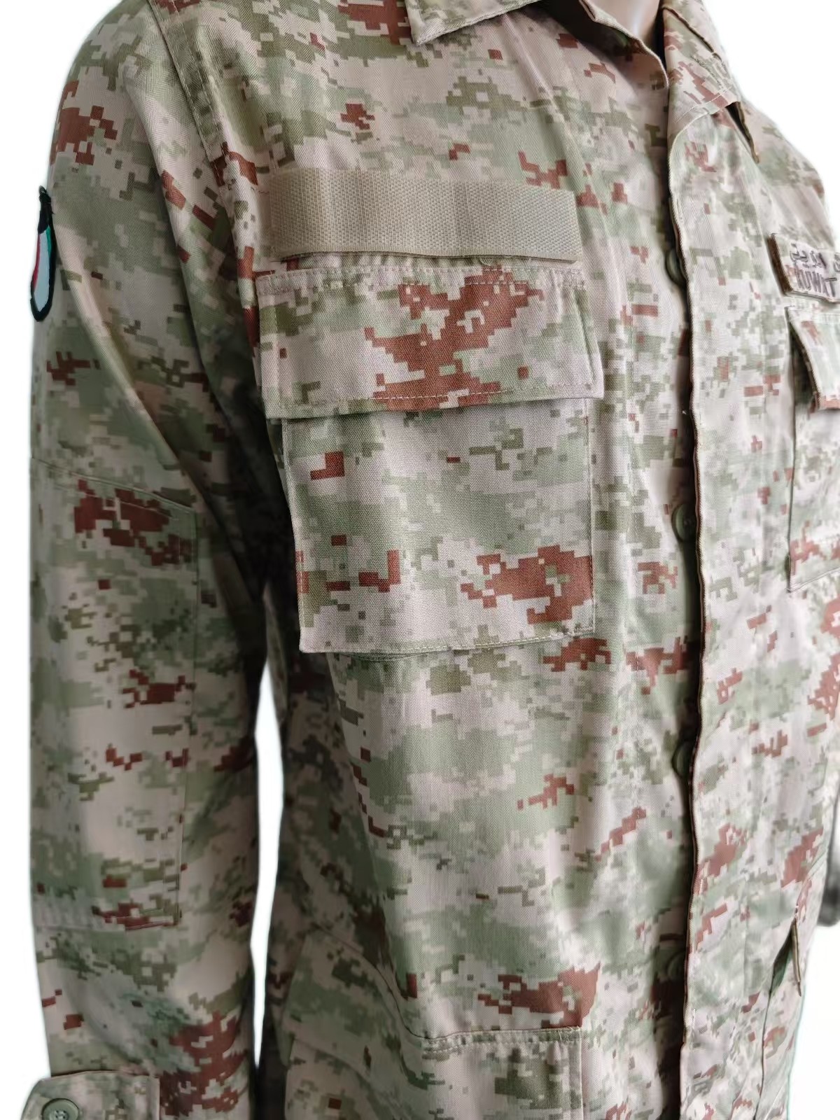 Tactical BDU Camouflage Combat Uniform Military-Grade 65% Polyester / 35% Cotton Blend