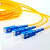 Buy cheap PVC LSZH SC SC UPC Fiber Optic Patch Cord Single Mode Simplex from wholesalers