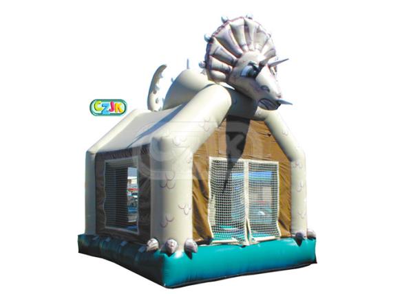 Buy cheap Triceratops Jumper Bounce House / Commercial Jumping Castle Waterproof from wholesalers