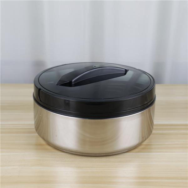 Round Shape Stainless Steel 201 Lunch Box 4pcs Thermal Cooking Stock Pot Set
