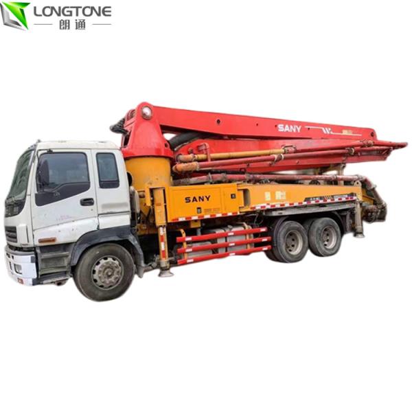 Buy cheap 130m3/H Used Concrete Trailer Pumps , Used Concrete Boom Trucks 35m3 from wholesalers