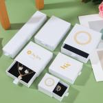 Luxury Foil Stamping Rigid Drawer Boxes Packaging Gift Jewellery Box Custom Logo