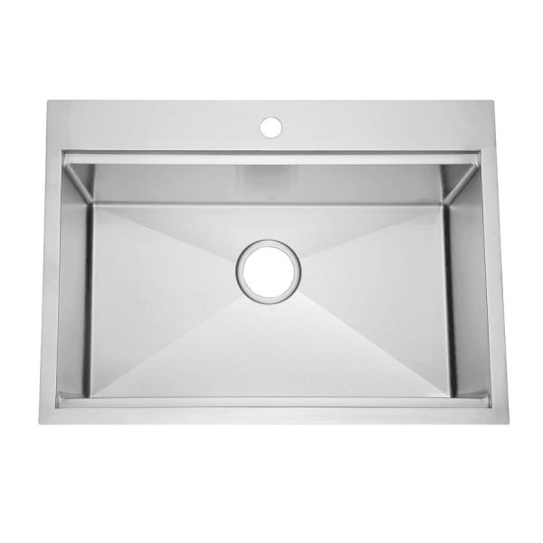 Buy cheap Kitchen Top Mount Stainless Steel Countertop Ledge Sink 16 Gauge Commercial from wholesalers