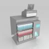 Buy cheap GDR09-Y001-B Retail Display Counter with 5mm Gray Glass and Cash Register Compartment for Mall Booths from wholesalers