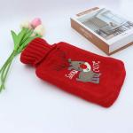 Warm Hand Rectangle Rubber Hot Water Bag 17*16*3 Cm