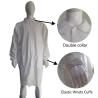Buy cheap Microporous PP SMS Nonwoven Disposable Visitor Coat Lab Coat from wholesalers