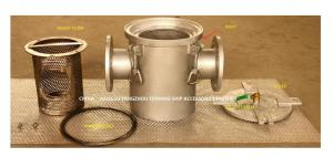 Wholesale Marine Seawater Filter Marine Suction Coarse Water Filter AS100 CB/T497-2012 Components from china suppliers