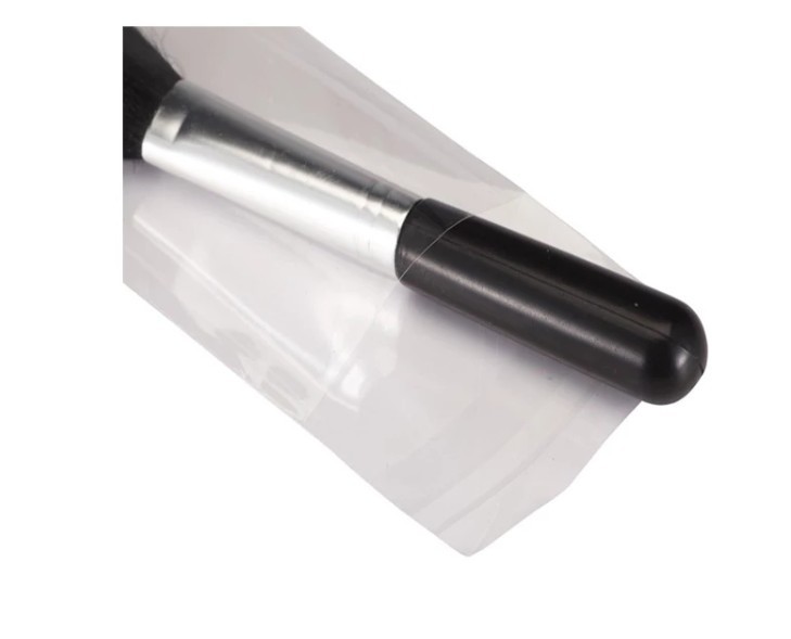 Custom Printing plastic pen packaging sealed header clear opp bag for makeup brush packing