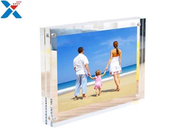 Buy cheap Clear Double Sided Acrylic Block Photo Frame , Acrylic Magnetic Picture Frames from wholesalers
