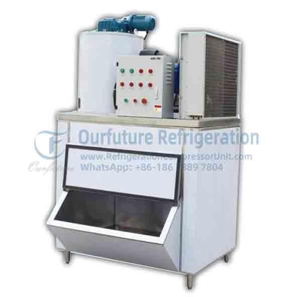 Buy cheap 350 Kgs Commercial Fresh Water Flake Ice Machine With Germany Compressor from wholesalers