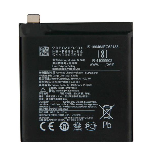 Buy cheap OEM Oneplus 7 Pro Battery Replacement , GM1910 BLP699 Battery 4000mAh from wholesalers