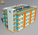 Office Prefabricated Multi Storey Steel Building Hotel Steel Structure Building