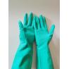 Buy cheap Anti Leakage Green Nitrile Glove 13 Inches Nitrile Solvent Resistant Gloves from wholesalers
