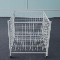 Buy cheap Metal Dump Bin Steel Mesh Storage Cages For Store Or Supermarket product