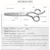 Buy cheap Cobalt Steel Hair Thinning Scissors Right Handed 6.0 Inch Ball Bearing UFO Screw from wholesalers