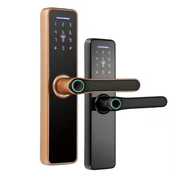 Buy cheap Semi Automatic Smart Door Lock Fingerprint Aluminum Alloy Material from wholesalers