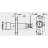 Buy cheap Flange Mount 2 Holes SMA to SMP RF Adapter from wholesalers