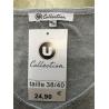 Buy cheap V Neck Woman's Casual Sweaters White Grey 84% Viscose 16% Polyamide from wholesalers