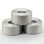 Polished CNC Stainless Steel Parts Circular Thread Rolling Dies Silver