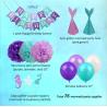 Buy cheap Mermaid Party Supplies Party Decorations for Girls Birthday party Baby Shower Bridal shower Decorations from wholesalers