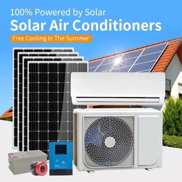 18000Btu 24000Btu 12V 24V Solar Ac Air Conditioner Cooling/Heating Solar Air