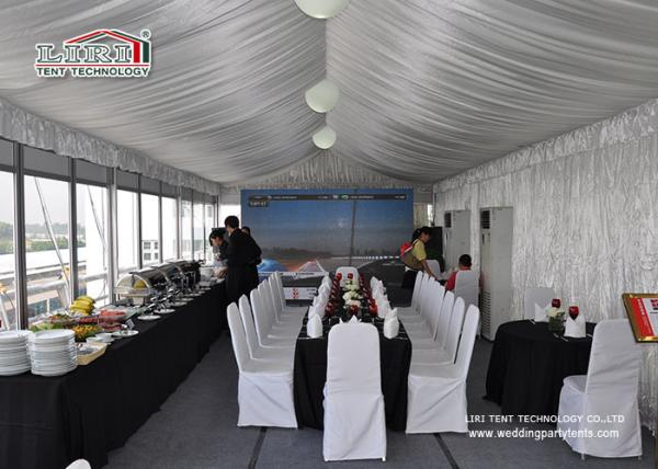 Buy cheap Outdoor Party Catering Tent Commercial Party Tent with Luxury Glass Wall from wholesalers