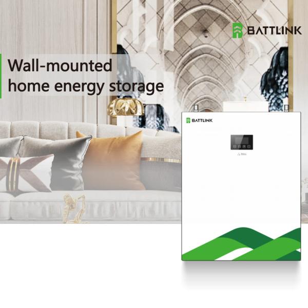 Buy cheap Wall Mounted Or Cabinet / Rack 51.2V 48V LiFePO4 Battery For Solar Home Energy Storage from wholesalers