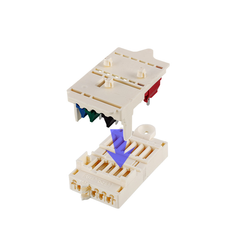 LBK-11 11 Poles Plastic LED Light Connectors In White 400V 16A