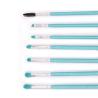 Buy cheap Blue Color 11pcs Bamboo Makeup Brush Set Custom Copper Ferrule from wholesalers