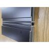 Buy cheap 2.0mm Thickness 6005 Window Aluminum Profile Black Powder Coated Surface from wholesalers