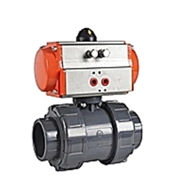 Buy cheap AC220V DC24V IP67 Soft Seat Ball Valve Motorized Electric PVC True Union Ball Valve from wholesalers