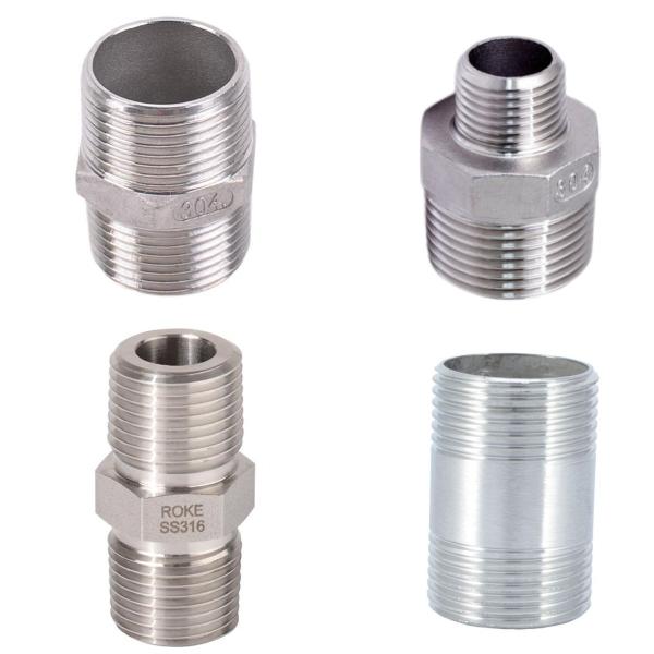 Buy cheap Round Head Stainless Steel Nipples for Pipe Fitting 201/304/316 Male Female Thread from wholesalers
