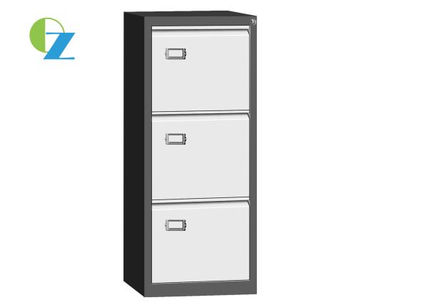 Buy cheap Professional Vertical Steel Filing Cabinets With Three Drawer Goose Neck Handle from wholesalers