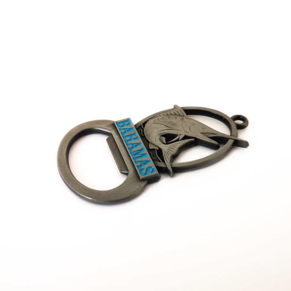 Buy cheap Bahamas Soft Enamel Metal Bottle Openers Antique Silver Bottle Opener As Tourist Gift from wholesalers