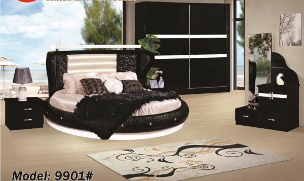 Buy cheap full size korean style antique wedding multifunction foldable bed round bedroom furniture sets sales for cheap from wholesalers