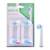 Buy cheap 4Pcs 360 Rotating Round Heads Oral Dental Cleaning Replacement Toothbrush Heads from wholesalers