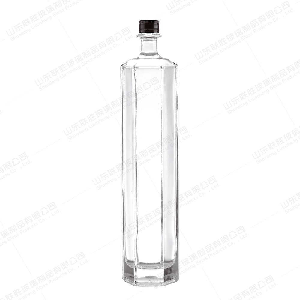 750ml Glass Wine Bottle with Lid Body Material Glass Logo Acceptable Customer's Logo