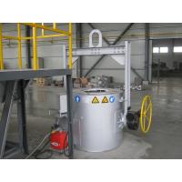 Buy cheap Grey 1000KG Gas Crucible Industrial Aluminum Melting Furnace Equipment For LPD product