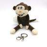 Buy cheap Cute Brown Monkey Plush Keychain For Bag Clothing 20cm Size from wholesalers