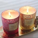 200ml 350ml Color Glass Candle Holder Mercury Pillar Scented Candle Stand