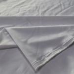 Sublimation 145gsm White Polyester Spandex Fabric , 150cm Woven Fabric Polyester