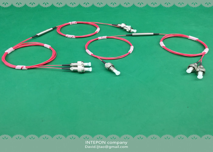 PM coupler, 1550nm, 1x2 type, 50:50 split ratio, 20dB extinction ratio, single axis working.